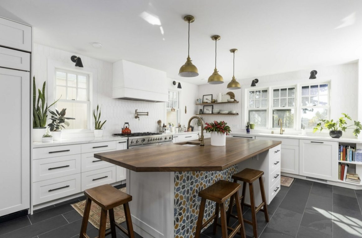 spacious kitchen with table for remodel inspiration